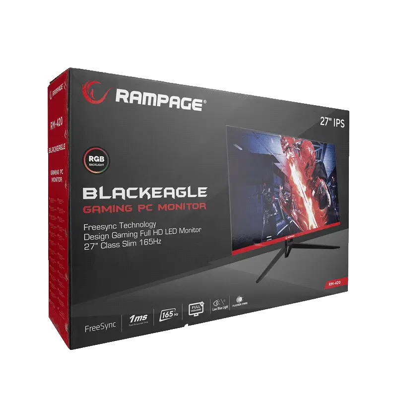 Rampage Black Eagle RM-420 27-inch Gaming Monitor